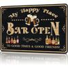 Vintage Tin Metal Sign Retro Wall Decor Home Bar Pub Plaque