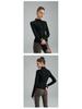 Nude Feel Women's Slim Fit Long Sleeve Yoga Jacket: Stand Collar, High-End Autumn/Winter Fitness Apparel