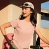 Li Ning Cool Tea T Comfortable Casual Simple Versatile Round Neck Pullover Short Sleeve T-Shirt Women T-Shirt Milk-Stone-Pink ATSV594-2