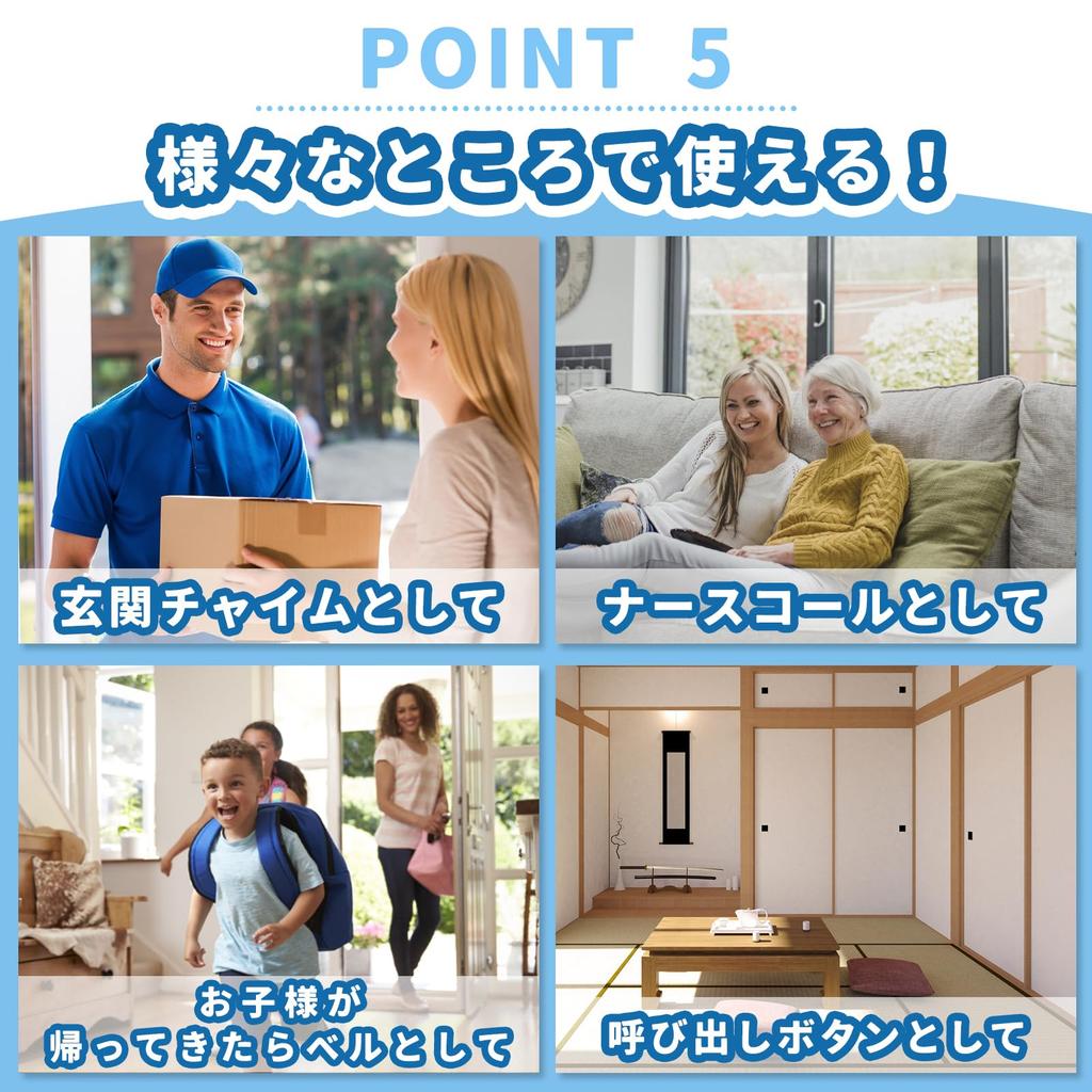 SULUWU Smart Video Smartphone No Installation with Wireless Call Security iOS and Android Japanese Instruction Manual Doorbell Kit Doorbell, Doorbell,