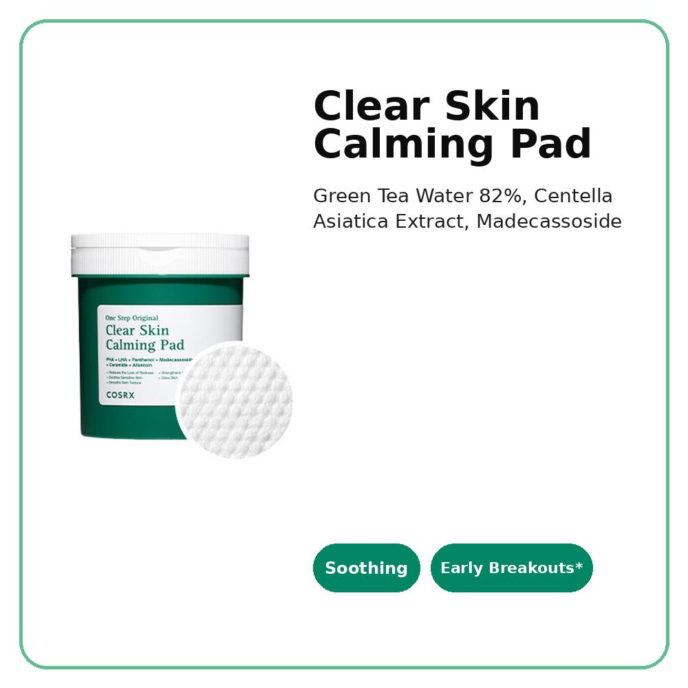 COSRX One Step Original Facial Toner Pads for Pore, Calming, Moisture or Peptide Glow Care 100 Pads