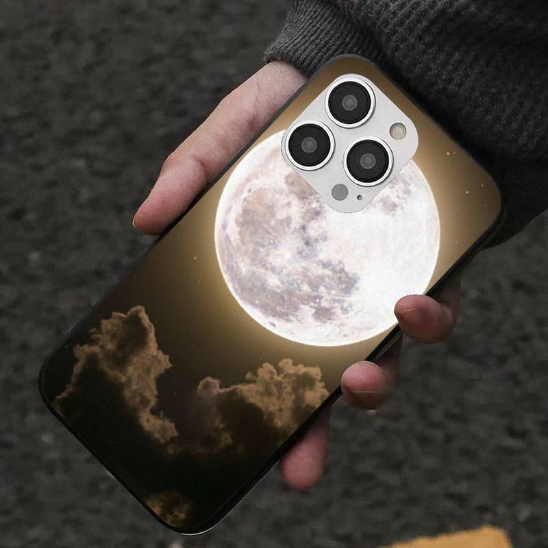 Moon Phone Case For Iphone 7 8 Plus X Xr Xs 11 12 13 Se2020 Mini Mobile Iphones 14 Pro Max Case