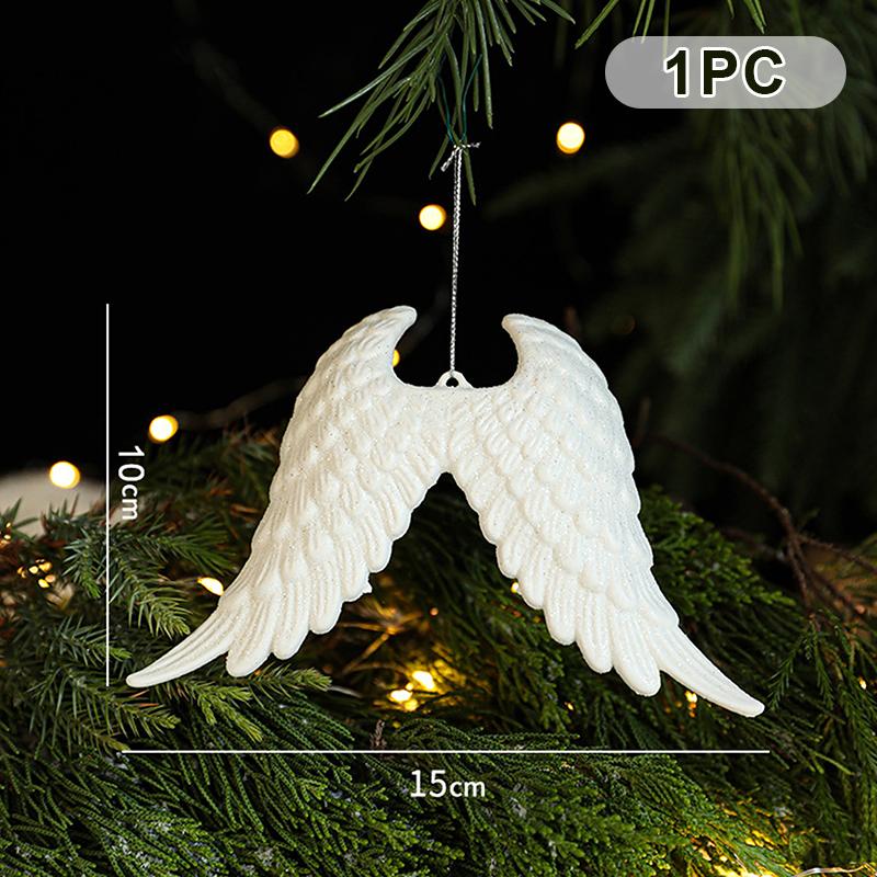 1-6 szt. Świąteczne Kreatywne Rękodzieło Choinka Dekoracja Domu Biały Plastik Różne Style Ozdoby Świąteczne