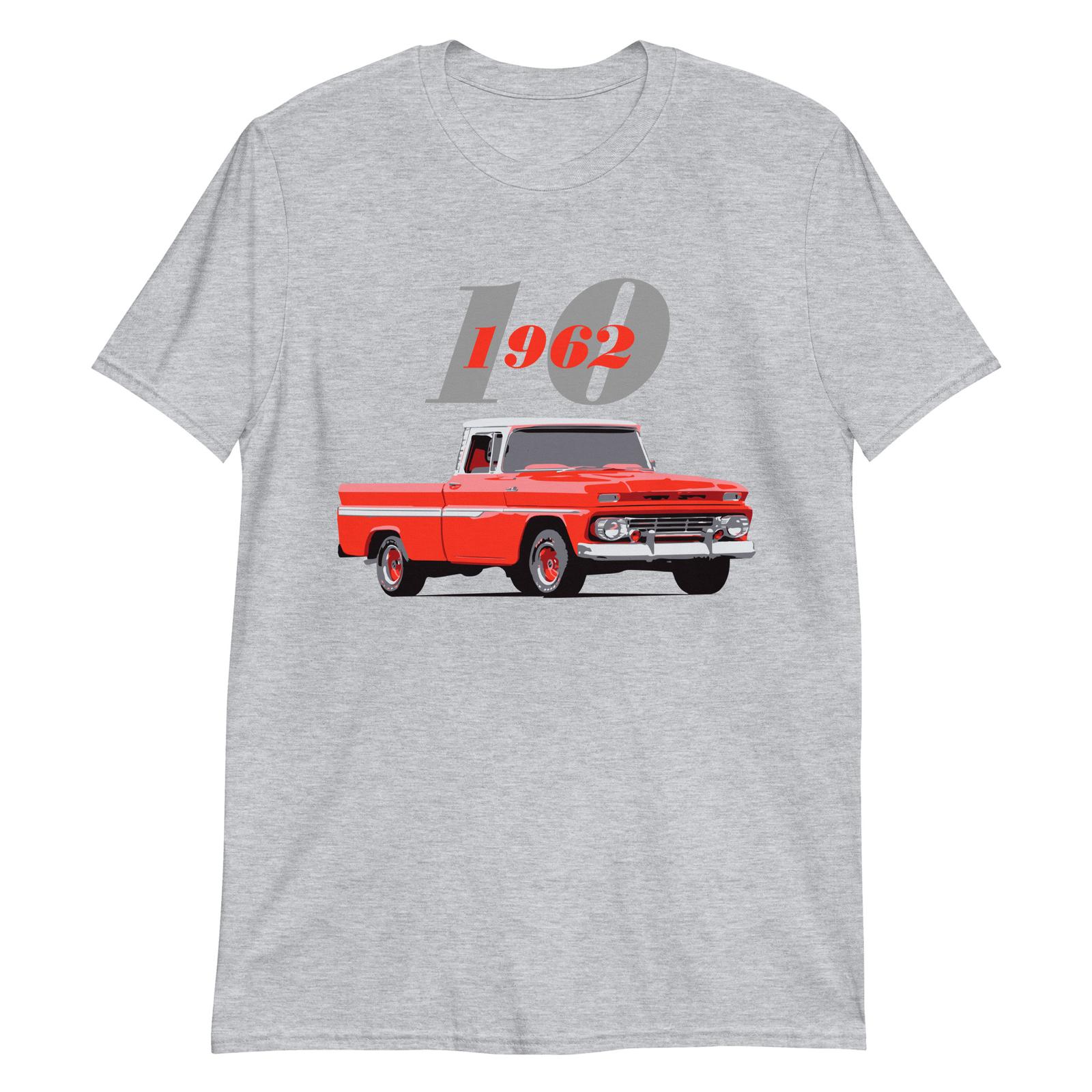 1962 Chevy C10 Short Bed Pickup Truck T-Shirt M
