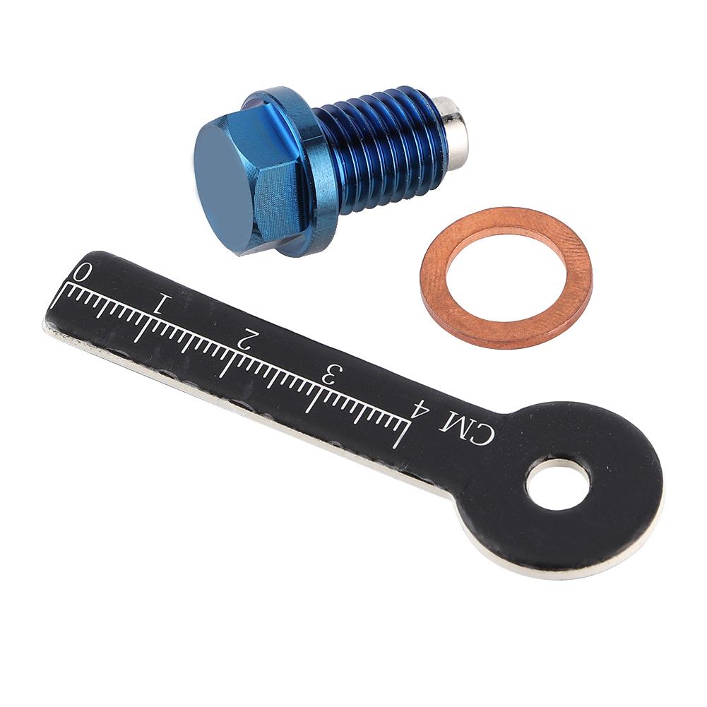 Анодированный алюминиевый магнитный болт сливной пробки масла M12x1.5 подходит для MercedesBenz