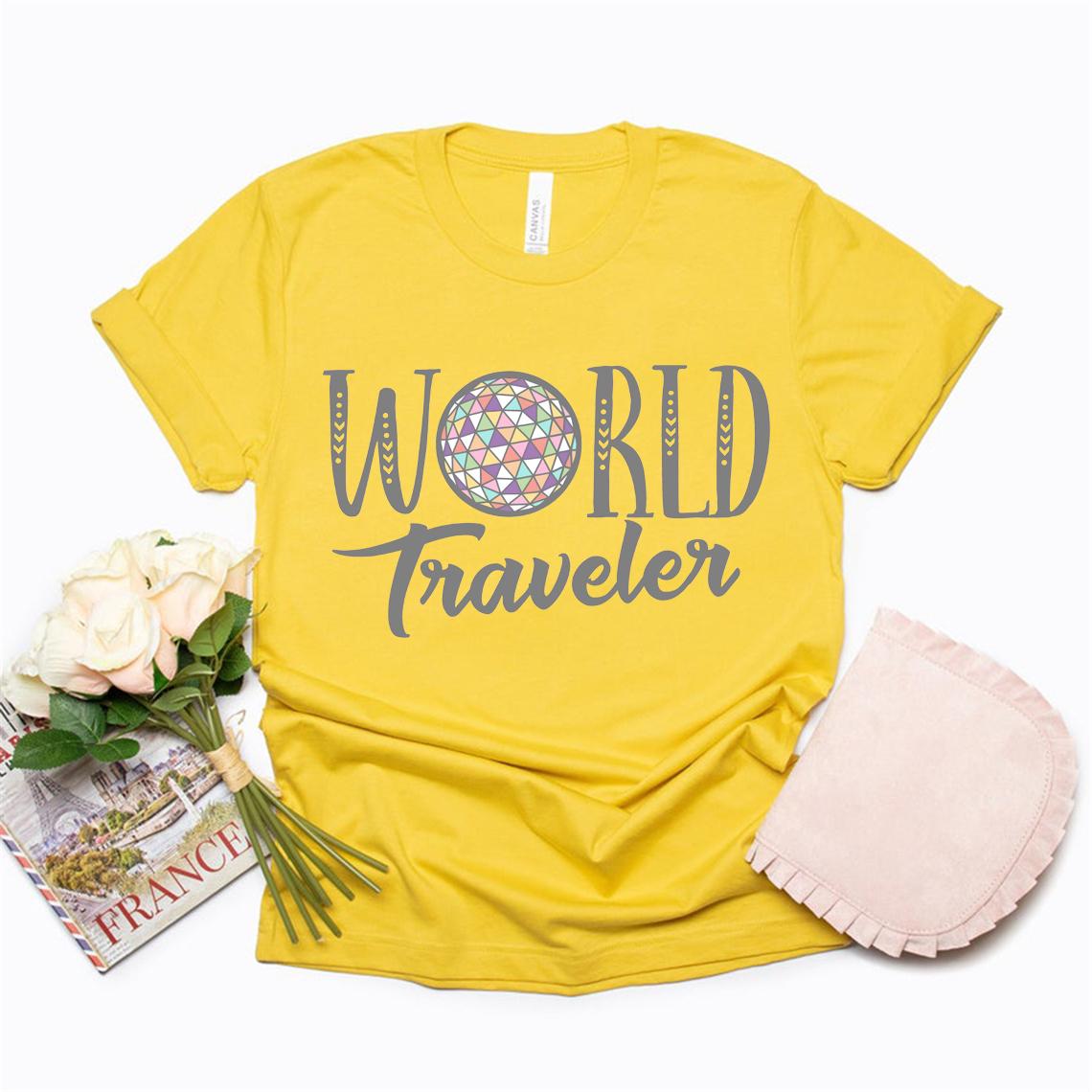 

Футболка World Traveler Футболка Epcot Unisex Футболка World Traveler Family Trip Футболка Summer Graphic Футболки с коротким рукавом Топы 4XL
