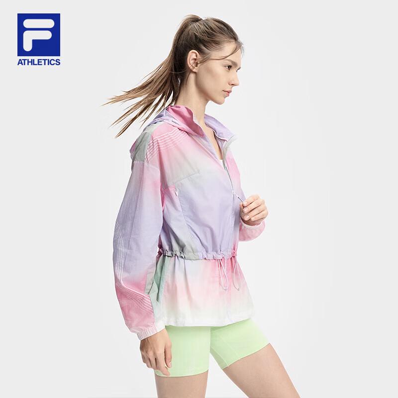 FILA Women s 2024 Autumn Sport Hooded Woven Jacket S