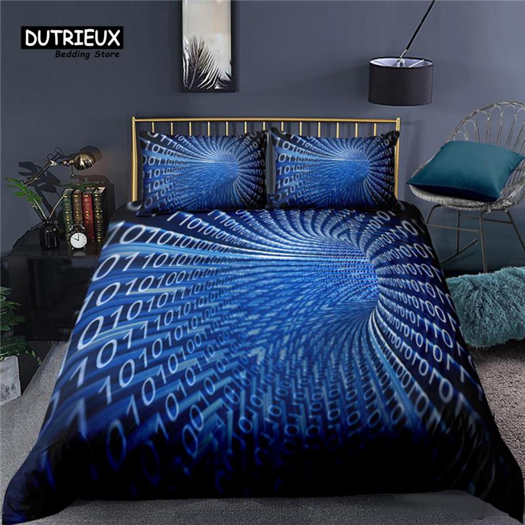 Luxury 3D Abstract Art Lattice Print Home Living Comfortable Duvet Cover Set Kids Bedding Set Queen and King EU/US/AU/UK Size