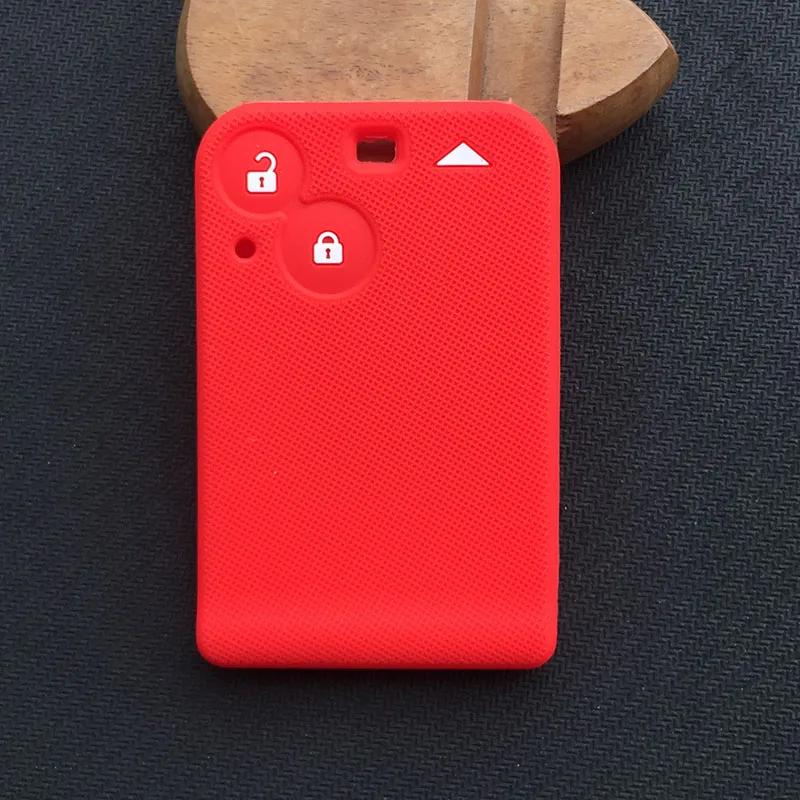 

High Quality Silicone Car Key Cover Case set skin for Renault Laguna Espace 2001-2006 Megane Vel-satis 2 3 buttons Card key fob