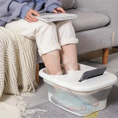 Wanna do moczenia stóp Narzędzia do kąpieli Foot Spa Składana kąpiel stóp Plastikowe/gumowe składane wiadro