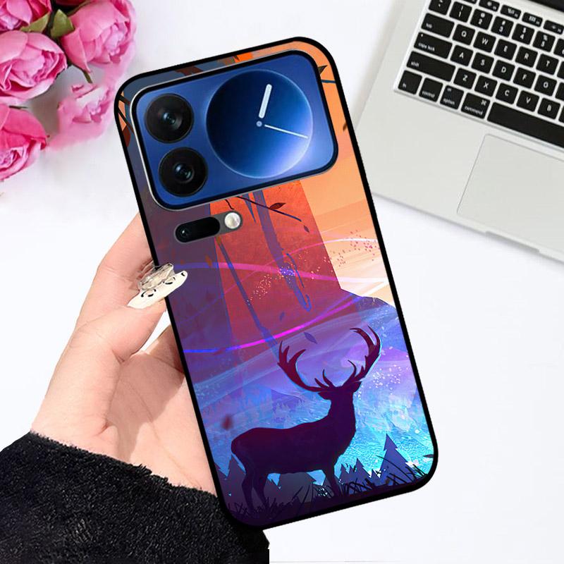 Silikonhülle für Xiaomi 17Pro/17 Pro Max Stoßfeste Handy-Rückseite Niedliche Bemalte Fundas für Xiaomi17 Pro Max Weiche TPU-Schale