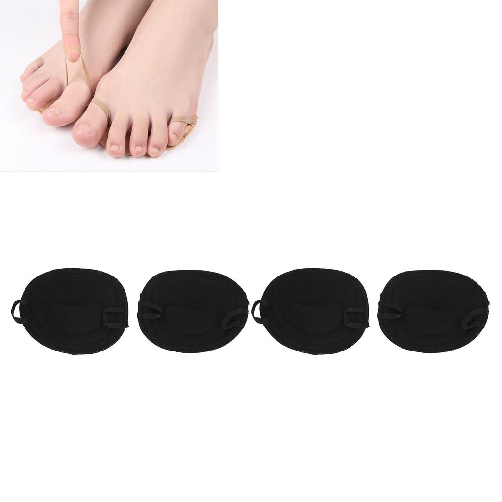 2 Pair of Half Forefoot Pads High Heels   Socks Pads Corrective Toe Socks Foot Cushion Pad