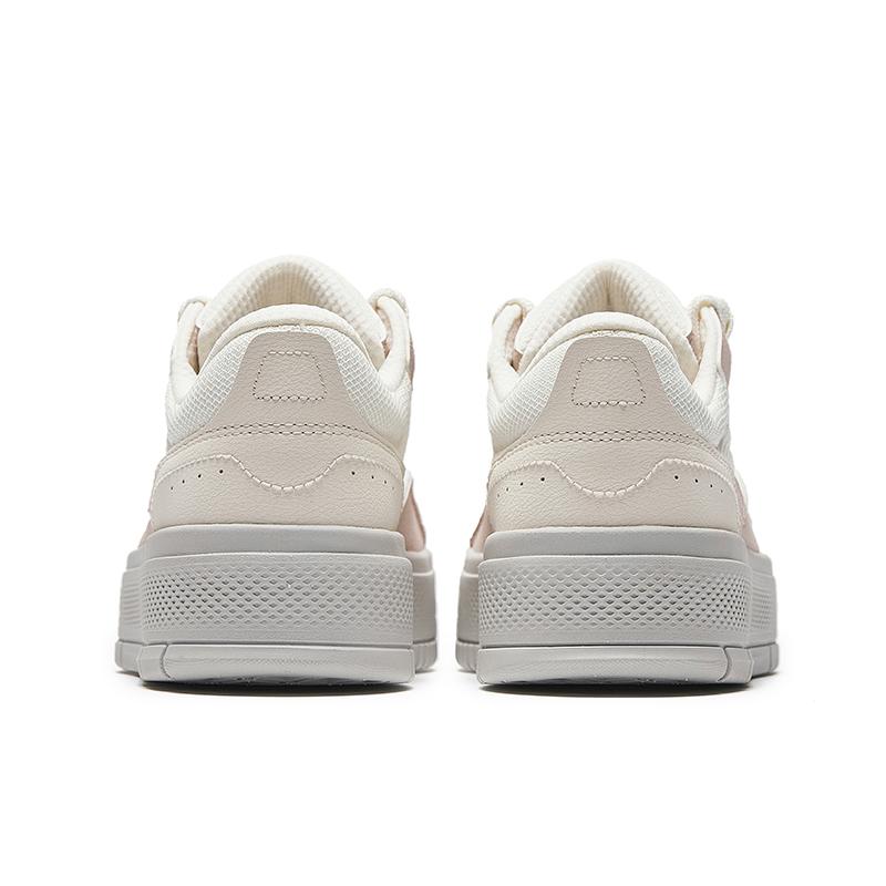 New Anta Light Breeze Anti-Slip Wear-Resistant Low-Top Skateboard Shoes Women's Pink White Gray 922418065-9