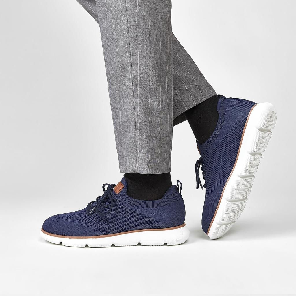 Foxsense Business Casual Recommended by Physical Most Formal Shoes for Size Men's Shoes, Lace-Up Shoes, Therapists, World's Comfortable, Lightweight,