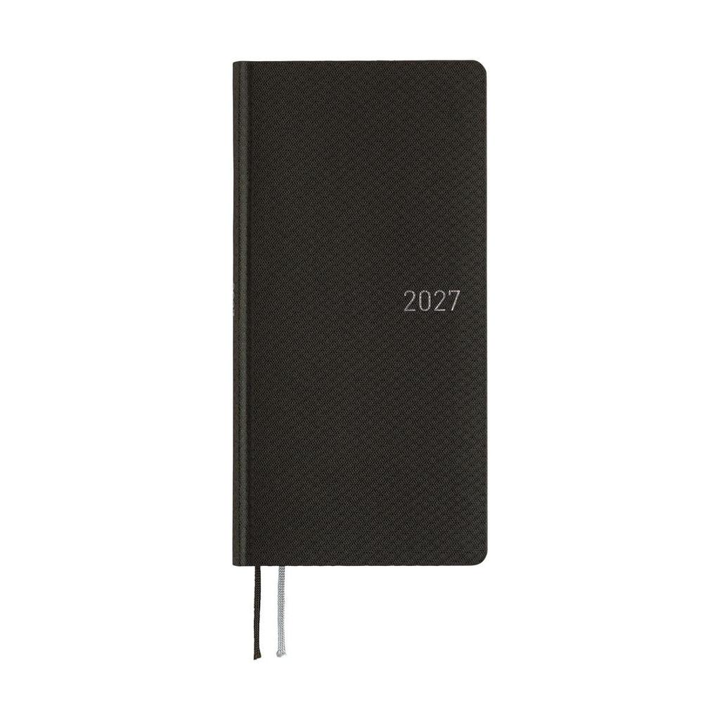 Hobonichi Techo 2027 Weeks English Edition Paper Series Black Argyle Weekly Planner