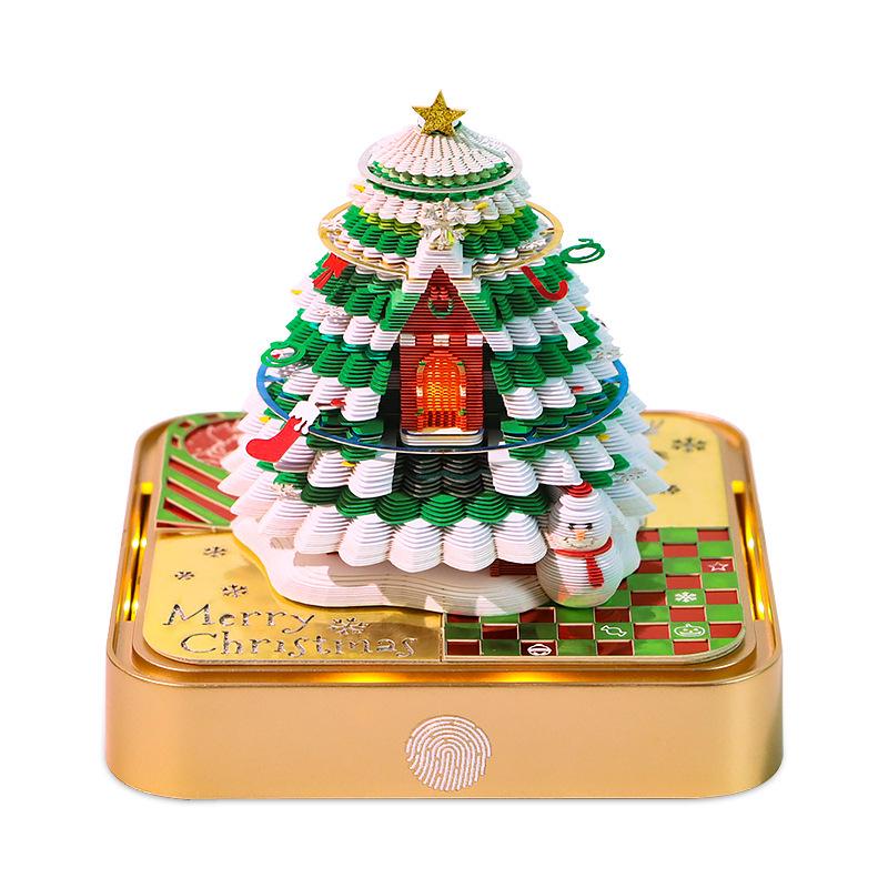 3D Stereoscopic Sticky Note Sculpture 2026 Calendar: Creative Tear-off Convenience Pad and Desktop Ornament