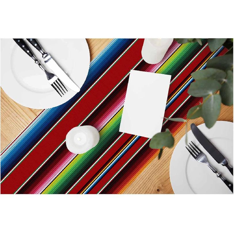 HOSNYE Table Runner Brown Leopard Pattern,Cotton Linen Table Runner Decoration for Kitchen Family Dinner Table Holiday Party Farmhouse Style 13 x 72