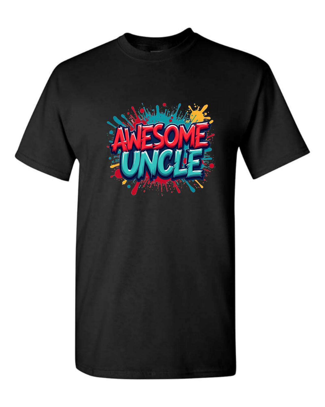 Awesome Uncle Novelty T Shirt Funny Christmas Or Birthday Gift Ideas XXL