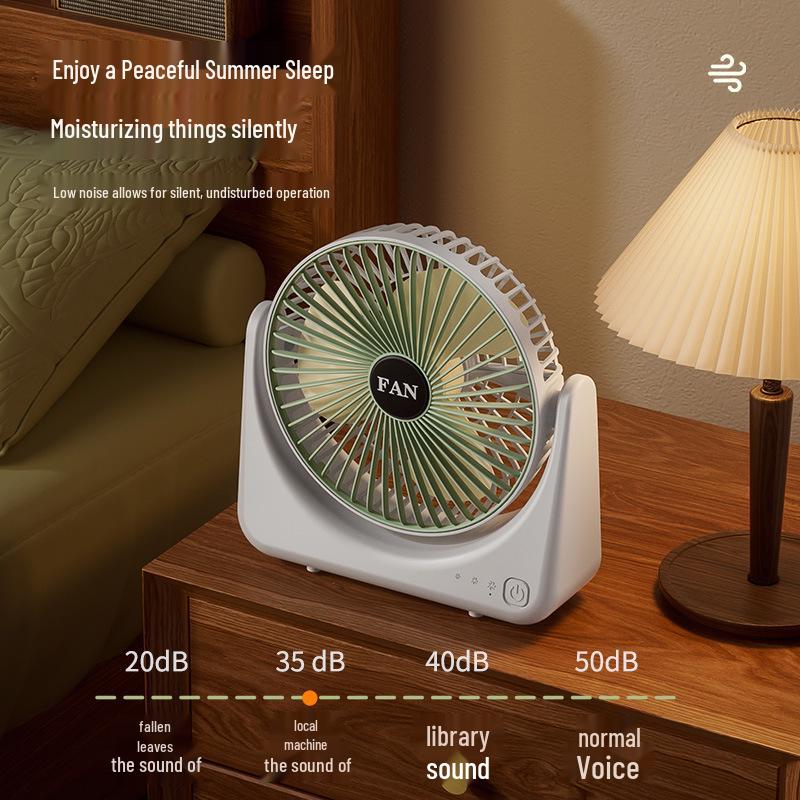 Portable USB Desktop Fan for Home, Office, and Outdoor Use
