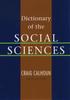 The Dictionary of the Social Sciences Book