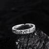 Adjustable Copper Rings Vintage Defender Symbol Coin Design Minimalist Aesthetic Finger Jewelry Comfort Daily for Men