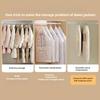 Space Saving Hanging Garment Bag With Self Compression Closet Zipper,Space Saver Organizers F0I1