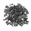 40/100Pcs Anti-Rust Protection Clip Screw Iron Sheet Kit Self Tapping Screws Fastener Clip For Car Moto U-Type Clip With Screw