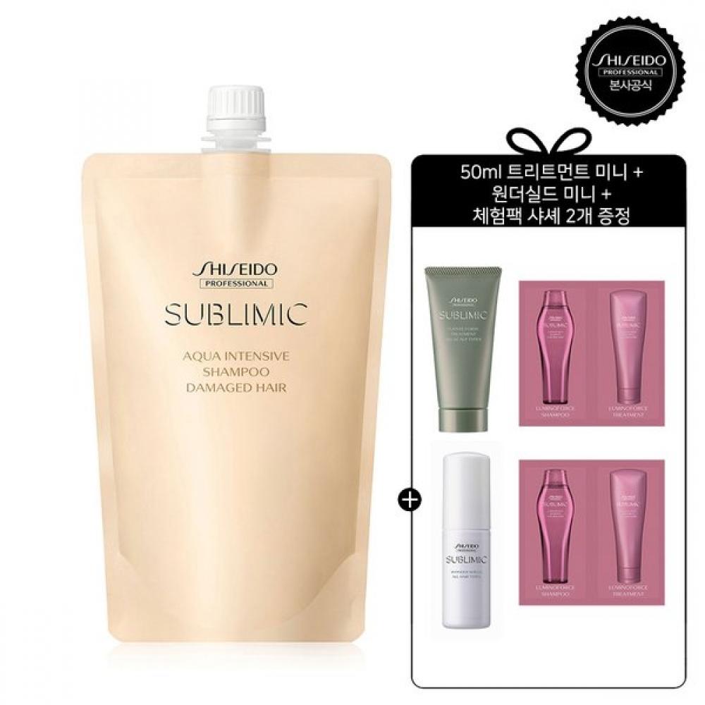 Shiseido Professional Aqua Intensive Shampoo  Refill  450ml [gift 4 Types] Single option
