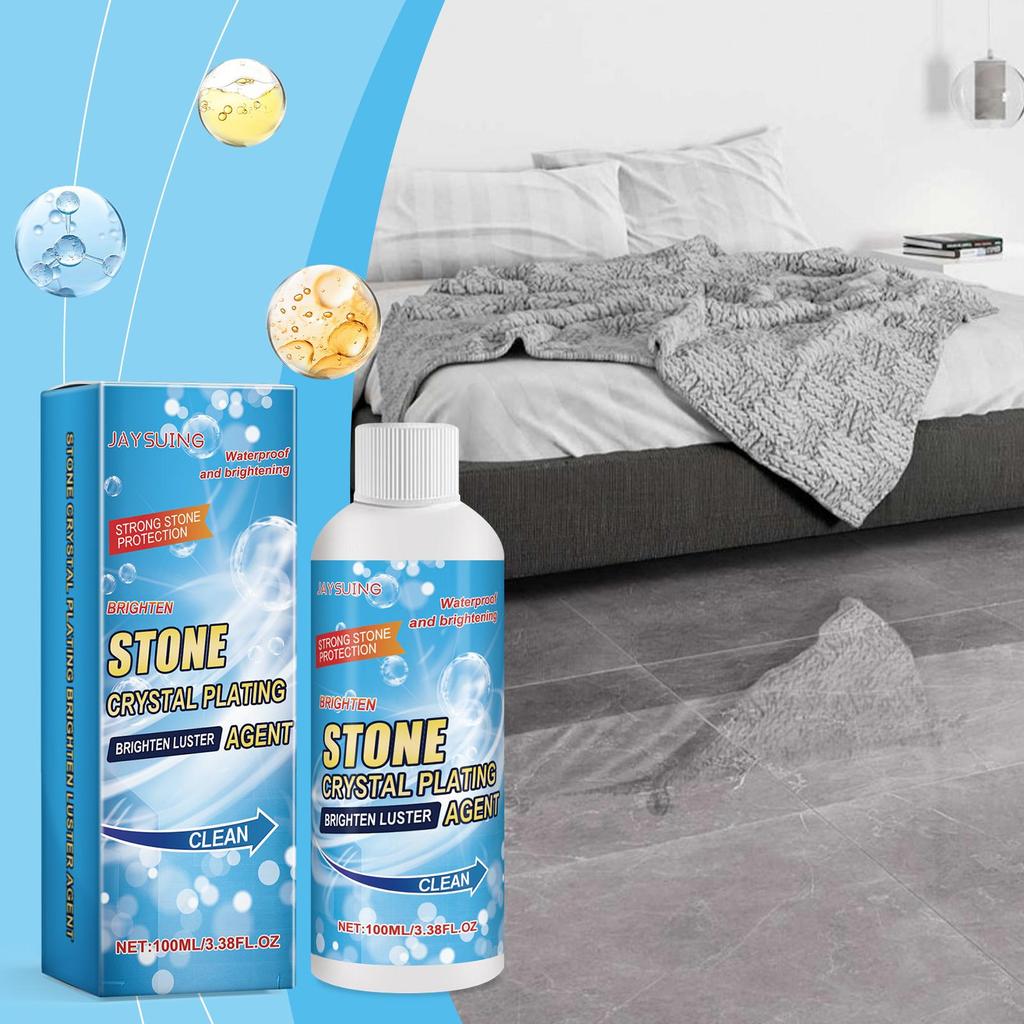 Professional Stone & Quartz Countertop Repair Kit - Fix Scratches, Remove Stains, Restore Shine, Crystal Plating Protection