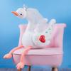 White Elegant Swan Plush Toy Cute Cartoon Stuffed Animal Girls Kid Gift Birthday