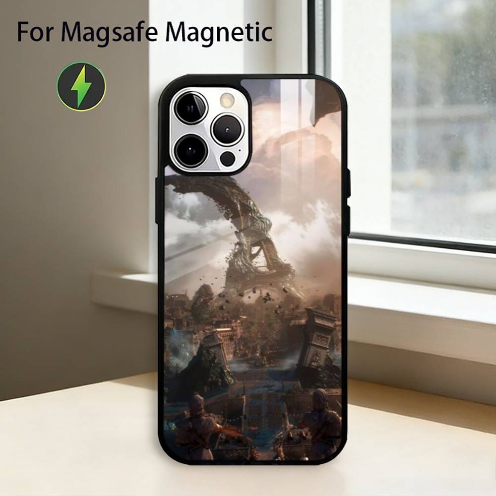 Game C-Clair Obscur E-Expedition 33 Phone Case For iPhone17,16,15,14,13,12,11 Plus,Pro Magnetic For Magsafe Wireless Charging iPhone17Pro