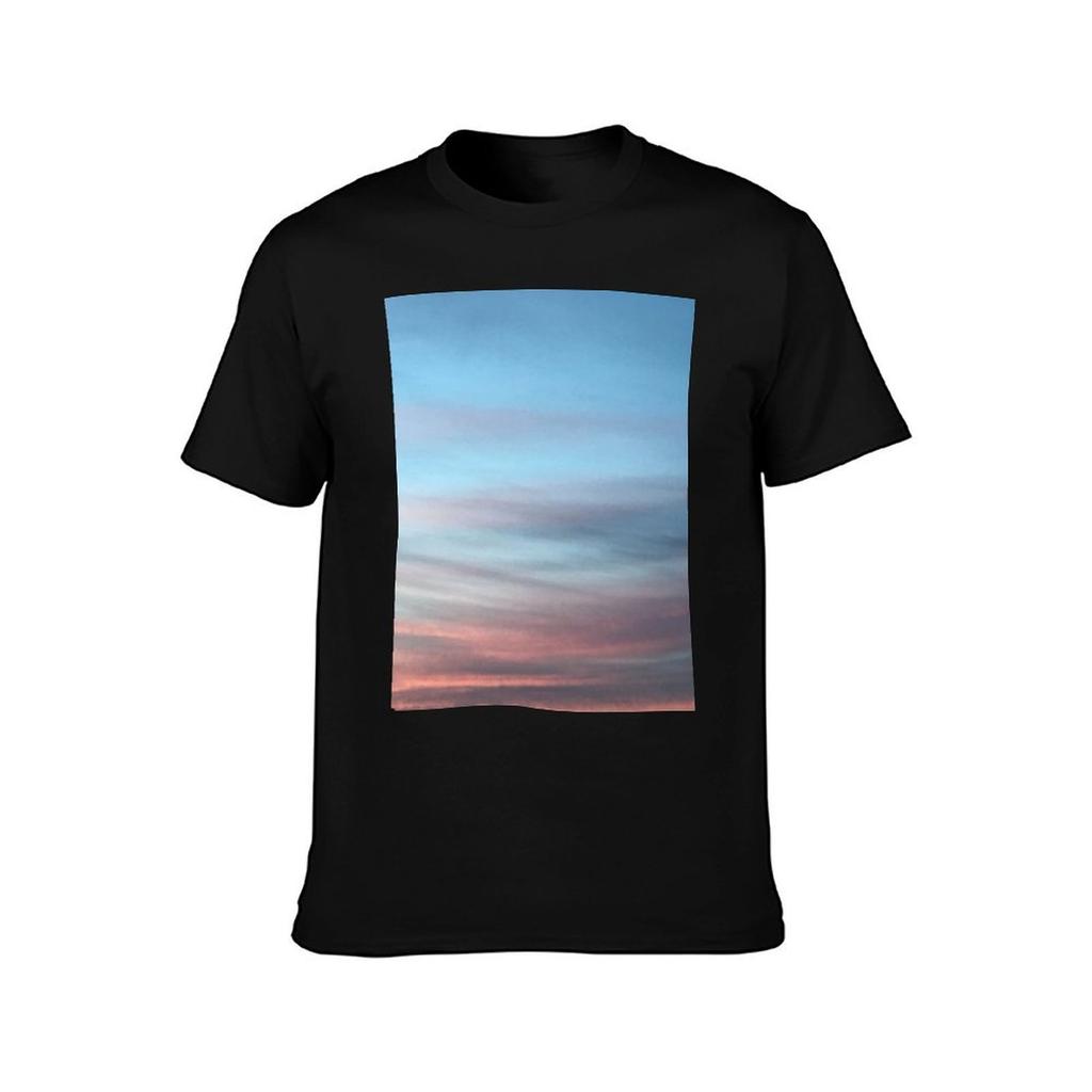 Sky Gradient TShirt Casual Light Summer Short Sleeve Top