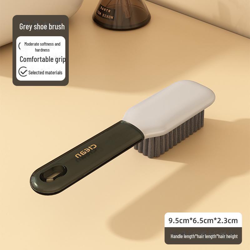 "Soft Bristle Long Handle Shoe & Laundry Brush"