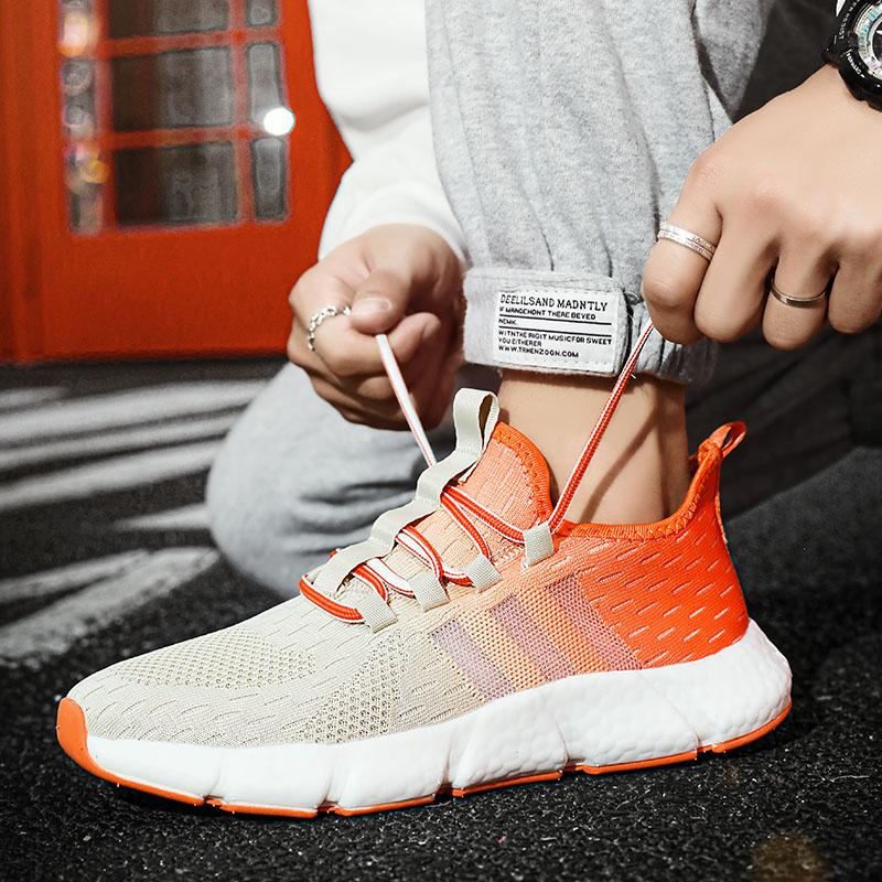 2025 Unisex Casual Sports Shoes Large Size 39-46, Breathable Mesh Gym Running Sneakers Non-Slip Lightweight Footwear for Men Women