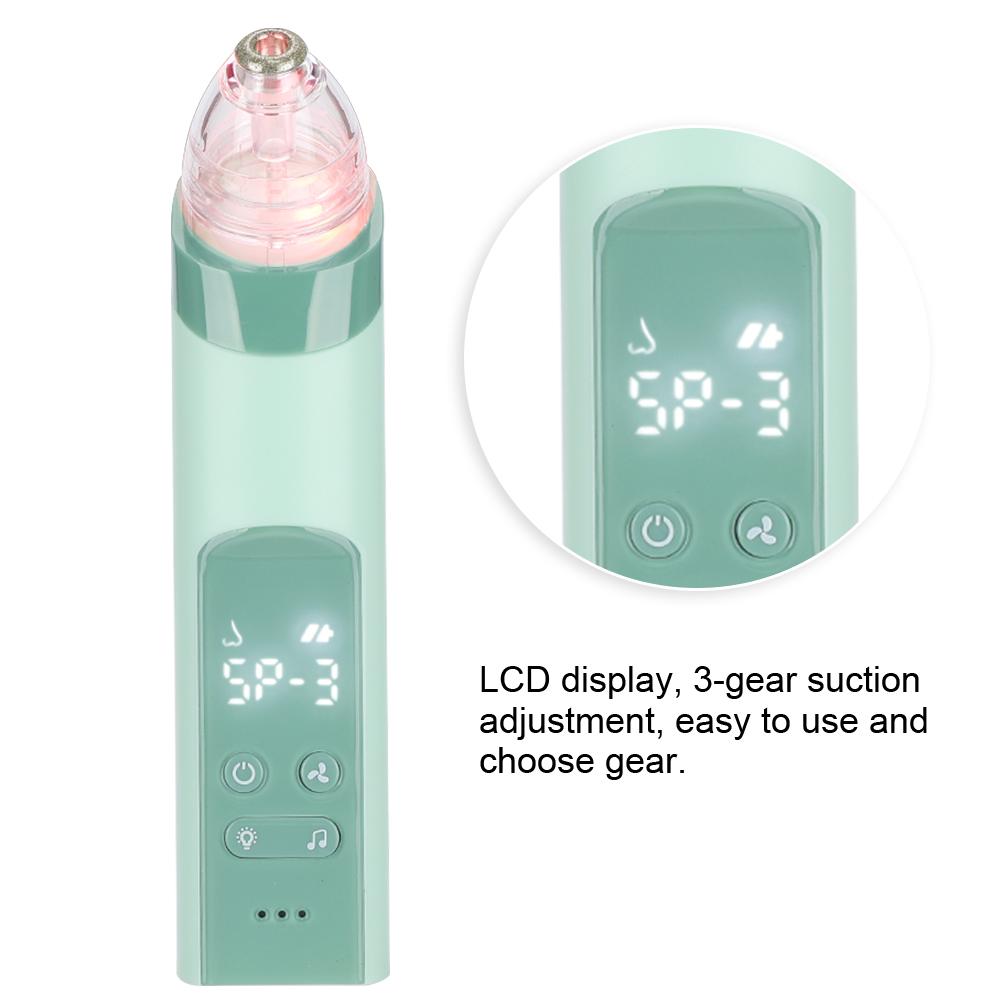 Aspirator nazal electric multifuncțional cu aspirație, mașină de curățare a punctelor negre(Verde )