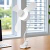 LED Eye-Protective Silent Clip Fan with Three-Speed Adjustment for Bedroom and Living Room