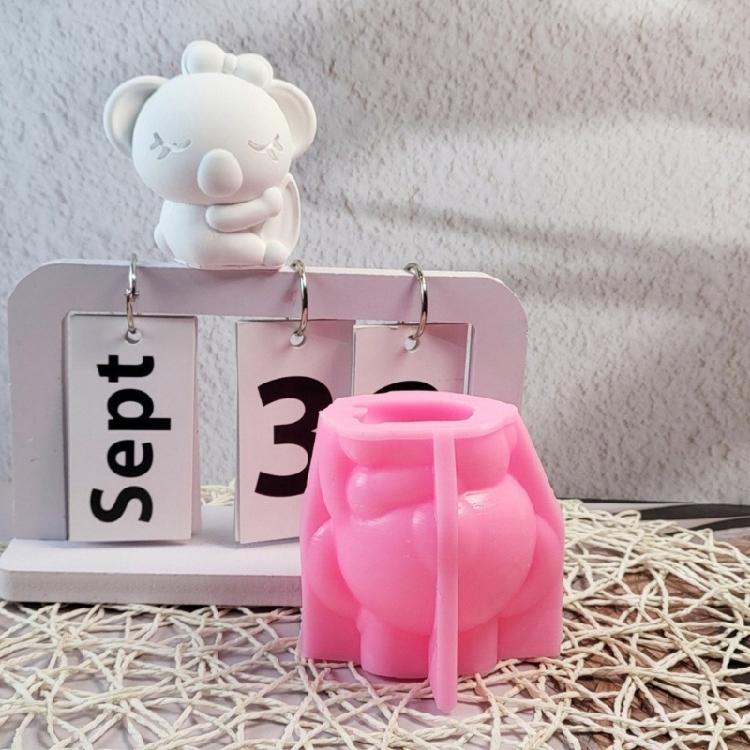 Koala Tierfigur Silikon Kerzenformen für handgefertigte Kerzen Seifenherstellung Zement Gips Silikonformen für Kunsthandwerk