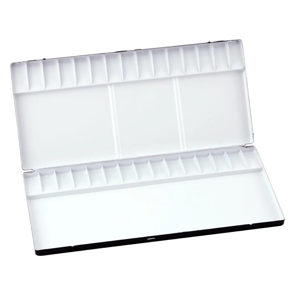 Holbein Aluminum Watercolor Palette 30 210144 No. 150, Compartments,