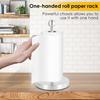 Stainless Steel Paper Towel Stand Nonslip Kitchen Roll Holder Freestanding Paper Roll Holder Stand Desktop Kitchen Paper Holder