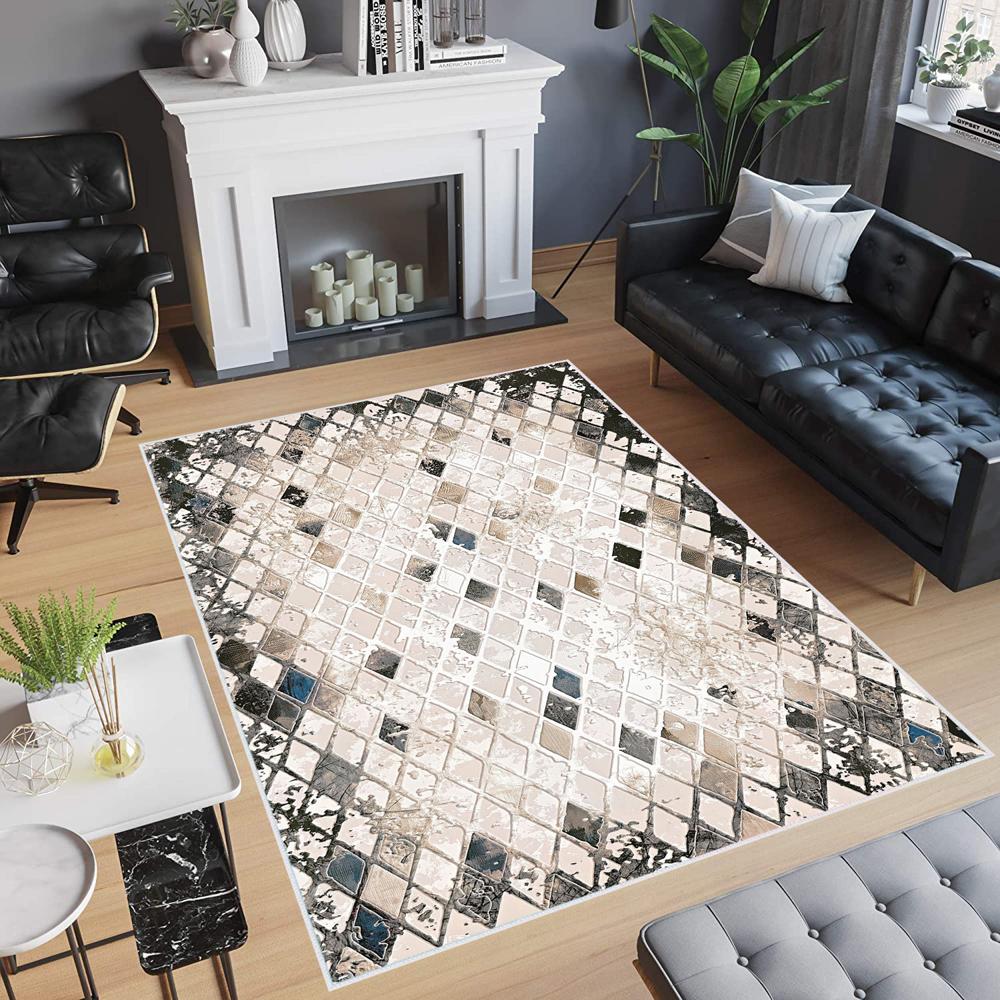 

Rovigo Home Моющийся ковер с набивным рисунком RVGHOME0524 50X80 коричневый