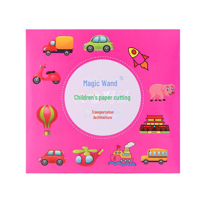 Fun Educational Paper Cutting Craft Set for Kids 3-6 Years