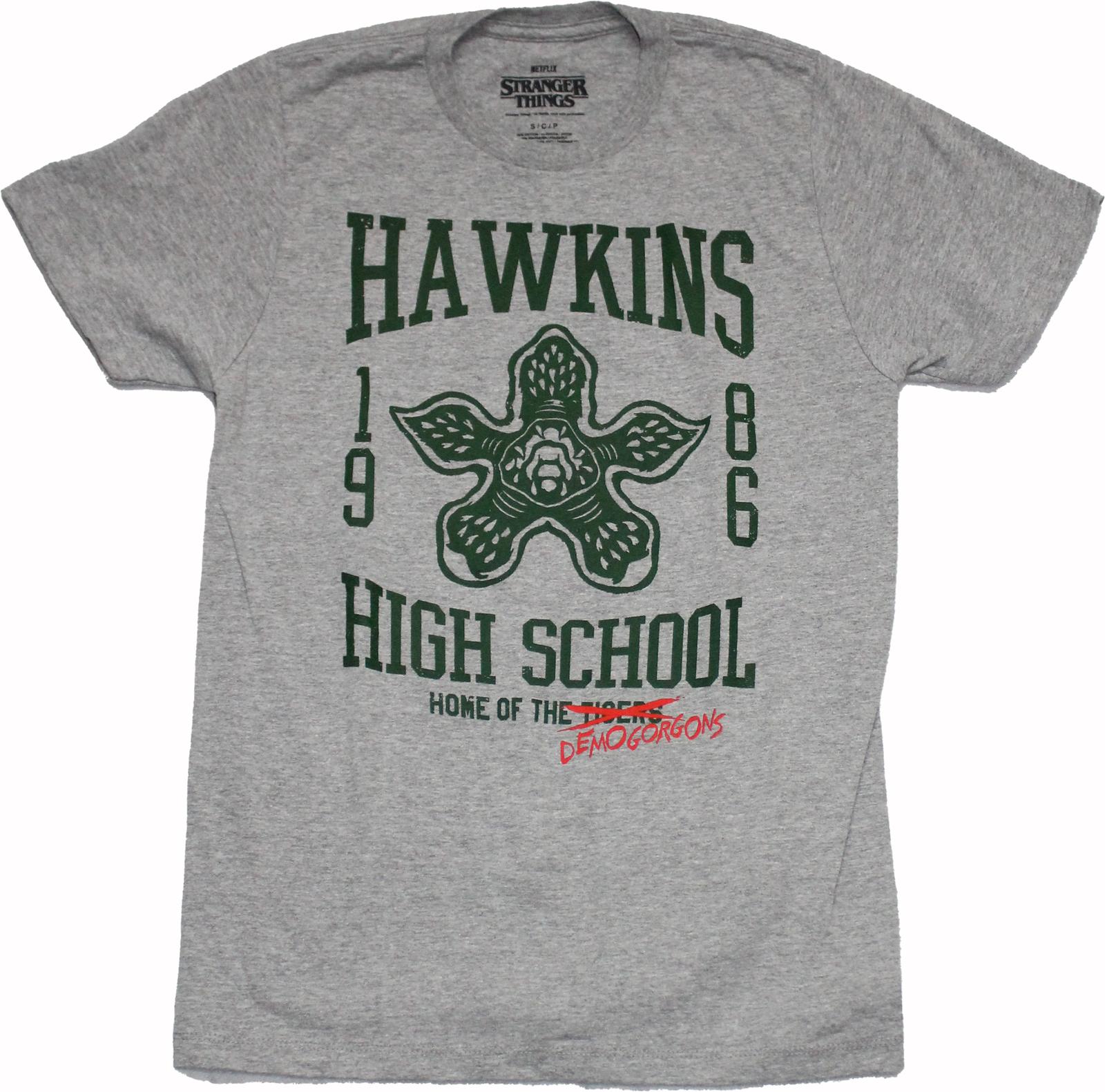 Stranger Things New Adult T-shirt Hawkins Home of The Demogorgon XXXXL