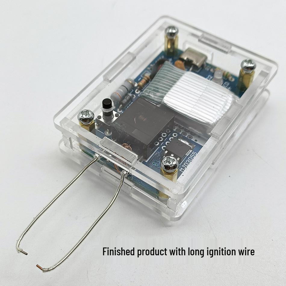Rechargeable DIY Arc Lighter Kit - High-Voltage Ignition Module with Electronic Components