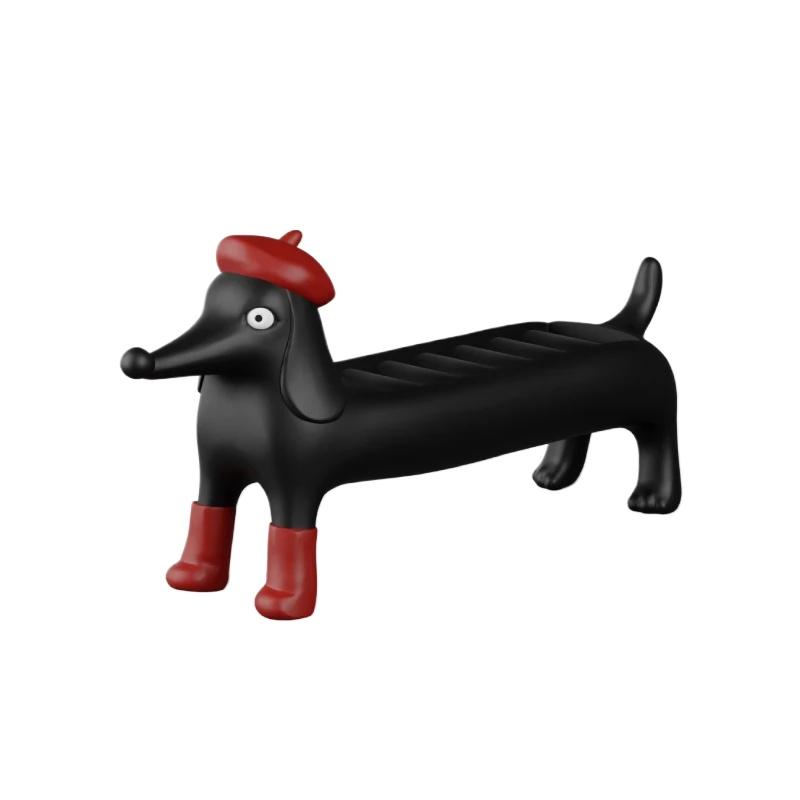 Dachshund Dog Ring Storage Box, Jewelry Display Rack, Creative Ring Tray, Cute Desktop Ornament, Jewelry Organizer Gift