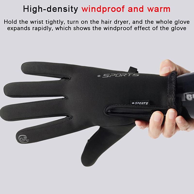 Winter Gloves For Men Women Warm Gloves Touchscreen Rainproof Hiking Skiing Fishing Cycling Snowboard Non-Slip Gloves