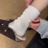 Autumn Winter Floor Sleeping Socks Thicken Knitted Crew Socks 2025 Cashmere Socks