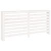 822607 vidaXL Cache-radiateur Blanc 169x19x84 cm Bois massif de pin
