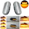 2x For Nissan INTERSTAR Opel MOVANO Renault CLIO Mercedes-benz Smart Dacia Dynamic LED Turn Signal Side Marker Blinker Light