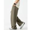 Cool Ice Silk Casual Παντελόνι Ανδρικό καλοκαιρινό ελαφρύ παντελόνι Loose ίσιο μονόχρωμο παντελόνι Basic all-match χωρίς ρυτίδες