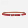 Fashion Belt Women's Korean Style Matte Reverse Velvet Versatile Jeans Decoration Personalized Retro Fashionable Genuine Leather Belt for Women
